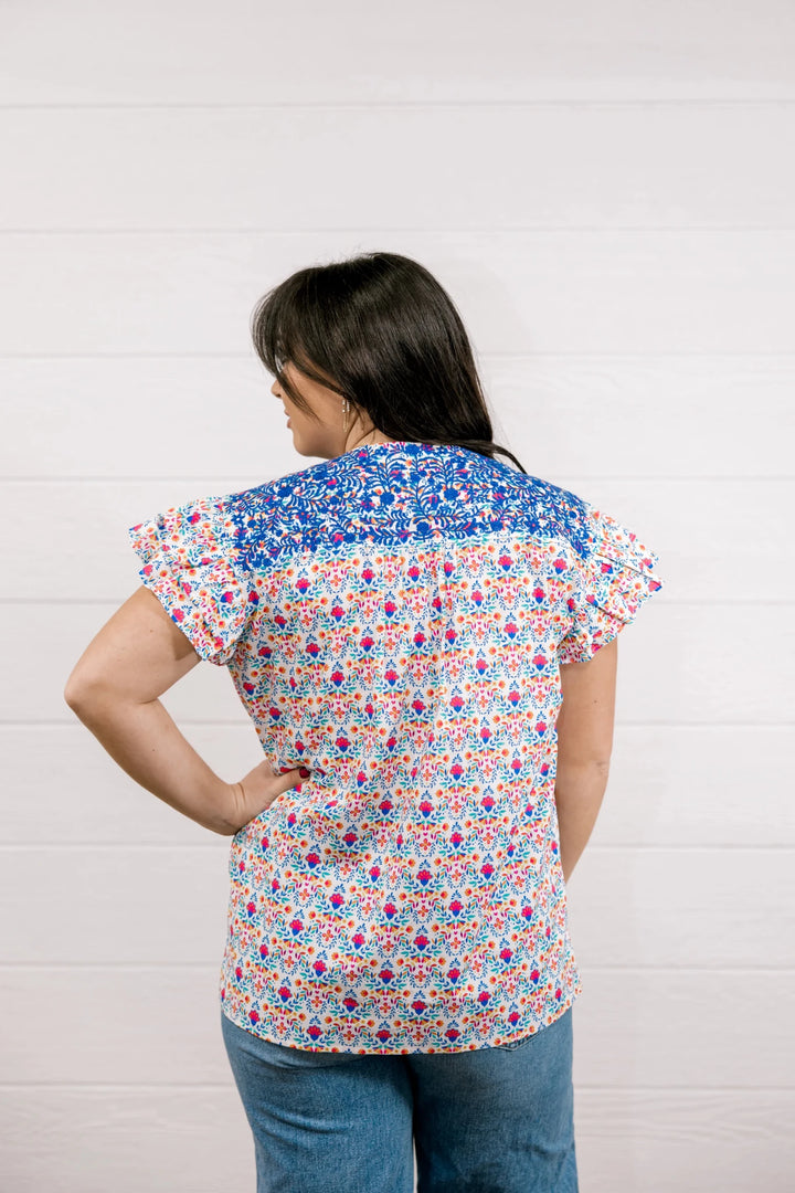 Alura Floral Top - Simply Polished Boutique