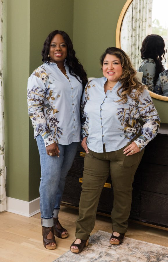 Blue Skies Blouse - Simply Polished Boutique