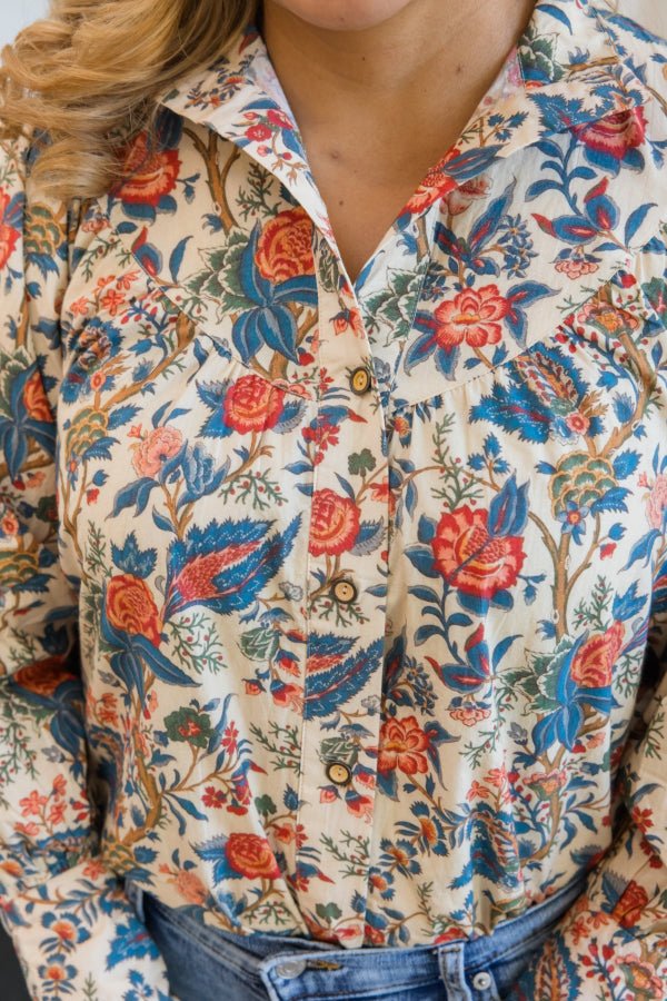 Bold Blooms Top - Simply Polished Boutique