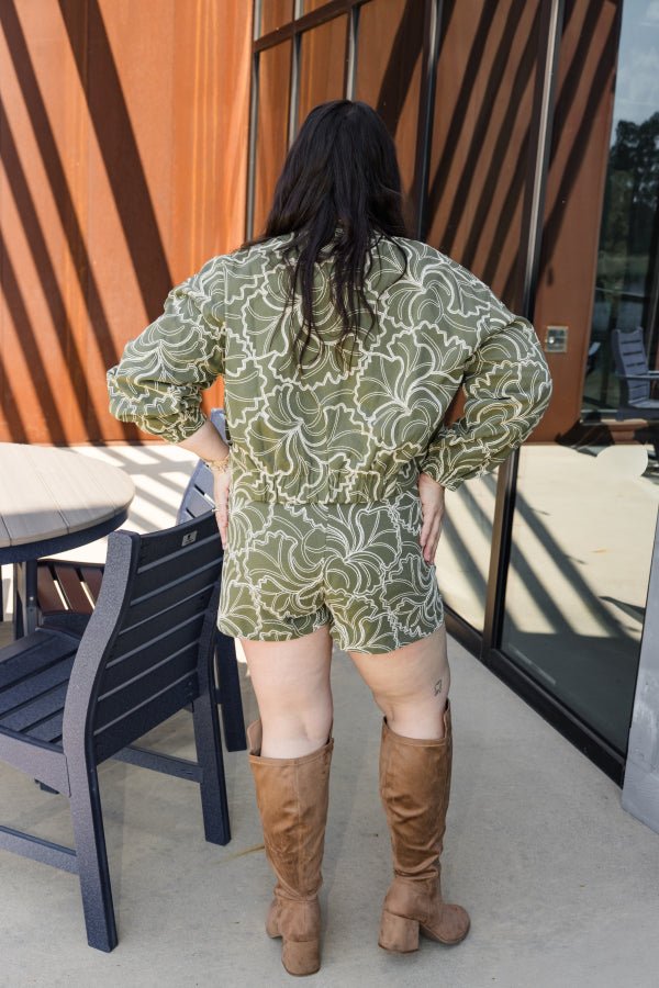 Brandy Embroidered Shorts - Simply Polished Boutique