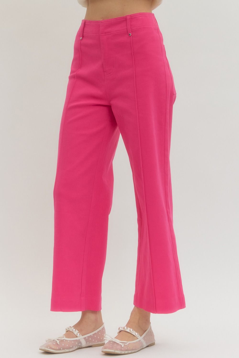 Camden Seam Wide Leg Pants - Simply Polished Boutique