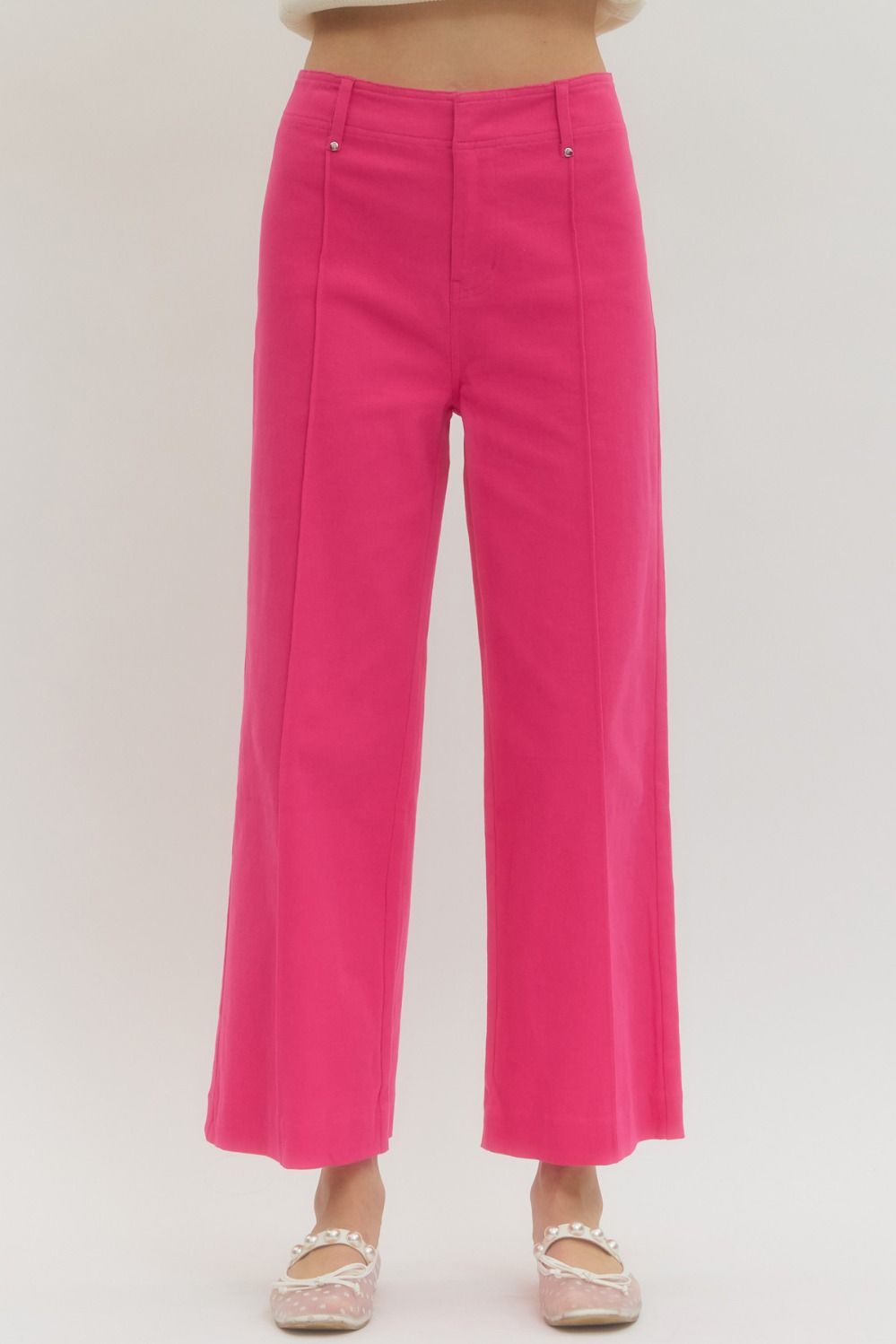 Camden Seam Wide Leg Pants - Simply Polished Boutique