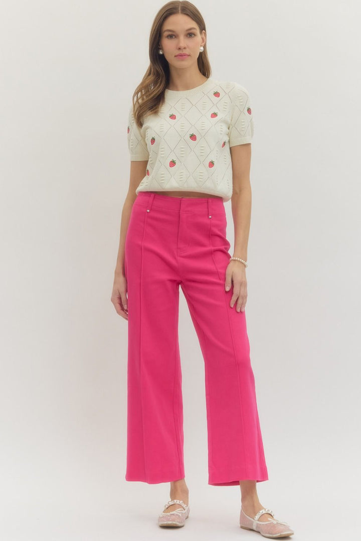 Camden Seam Wide Leg Pants - Simply Polished Boutique