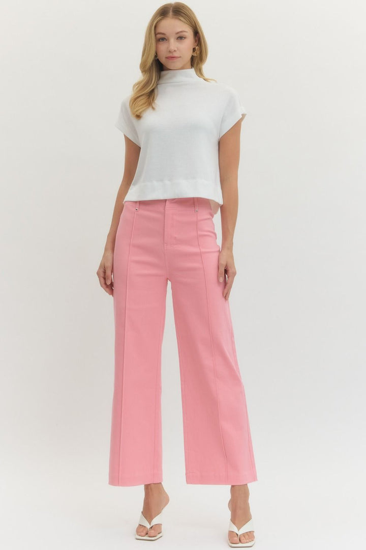 Camden Seam Wide Leg Pants - Simply Polished Boutique