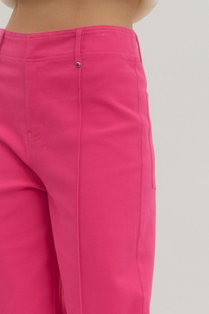 Camden Seam Wide Leg Pants - Simply Polished Boutique