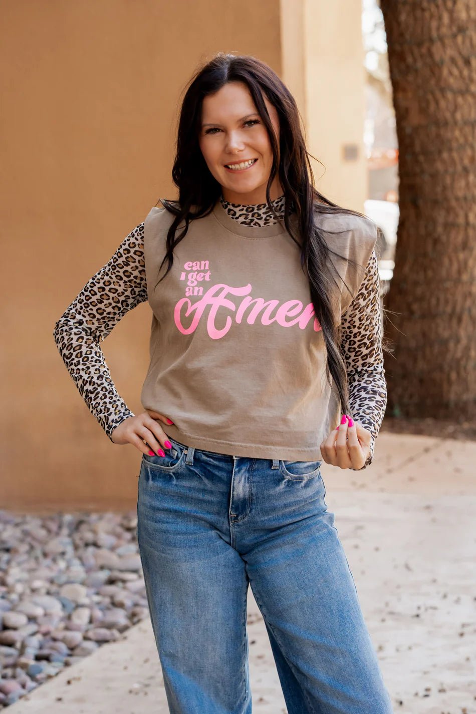 Can I Get an Amen Graphic Tee - Simply Polished Boutique