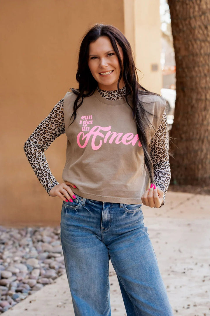 Can I Get an Amen Graphic Tee - Simply Polished Boutique