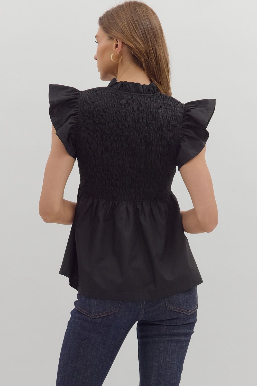 Carla Peplum Top - Simply Polished Boutique