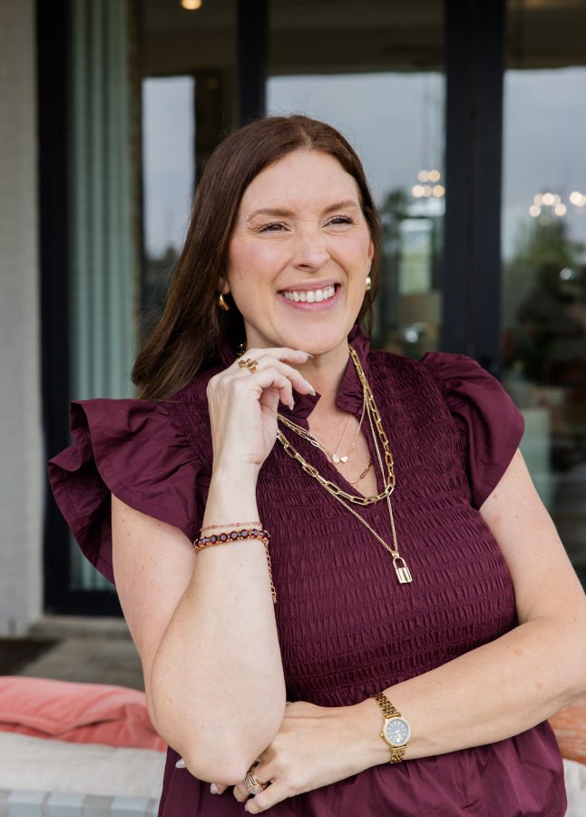 Carla Peplum Top - Simply Polished Boutique