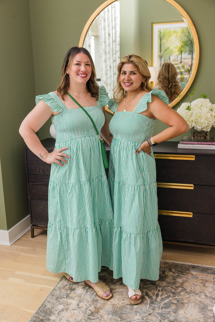 Celebrate Summer Stripe Maxi Dress - Simply Polished Boutique