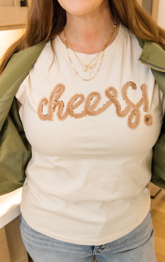 Cheers Embroidered Tank - Simply Polished Boutique
