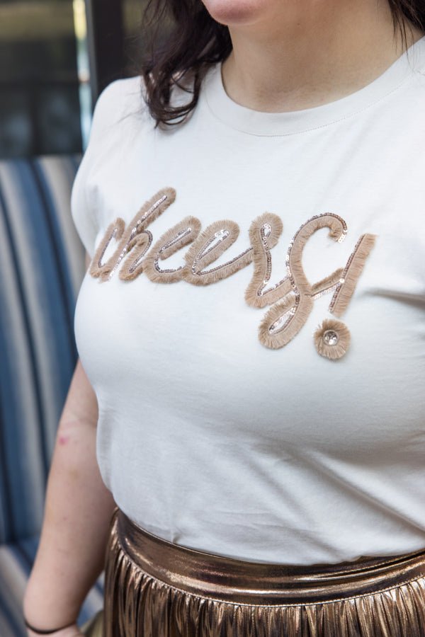 Cheers Embroidered Tank - Simply Polished Boutique