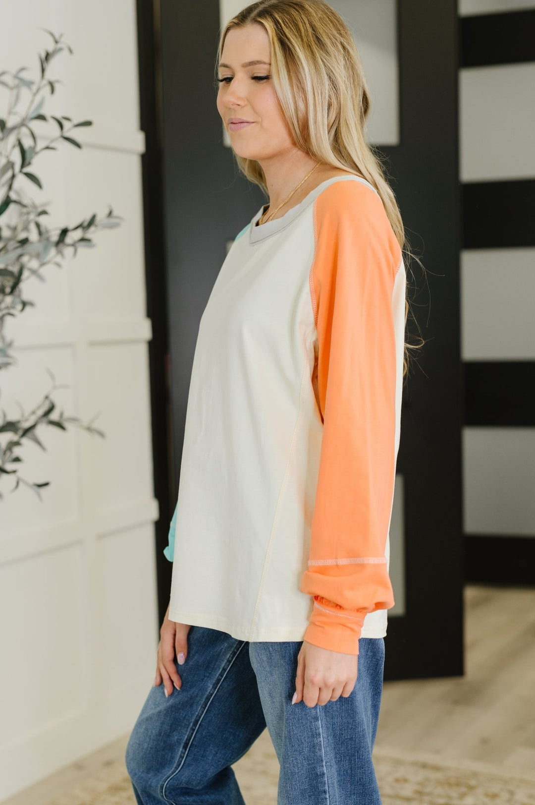 Color Me Confused Color Block Top - Simply Polished Boutique