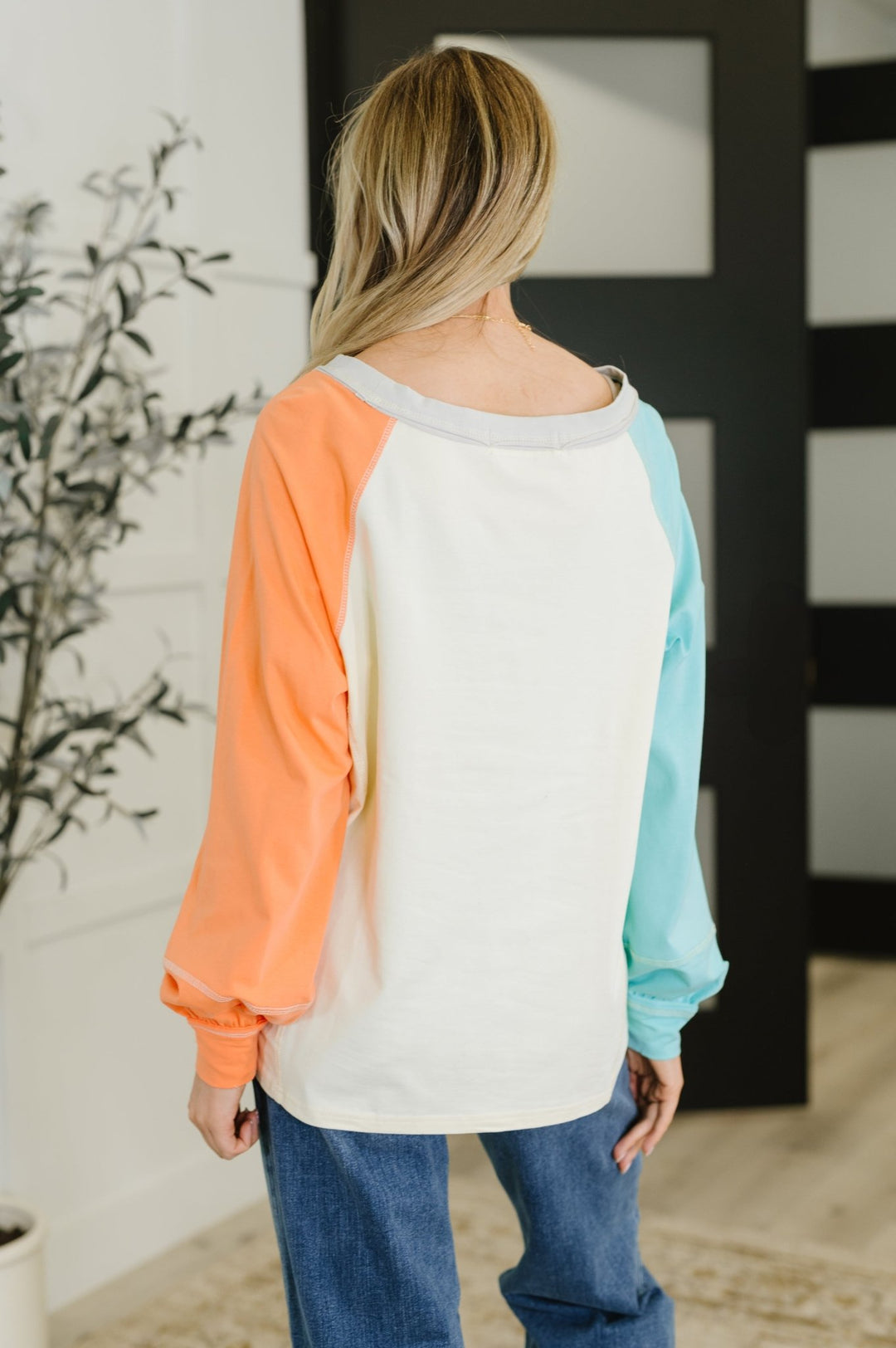 Color Me Confused Color Block Top - Simply Polished Boutique