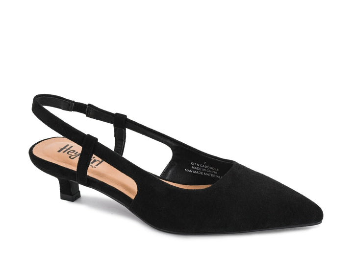 Corkys Kit N Caboodle Black Faux Suede Heels - Simply Polished Boutique