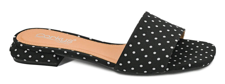 Corkys Our Lil Secret Black White Polka Dots - Simply Polished Boutique