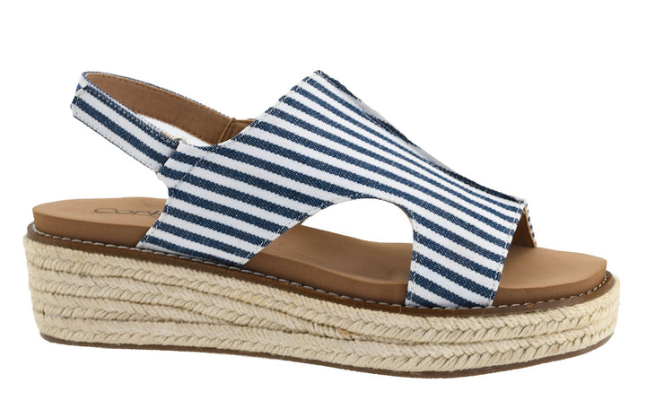 Corkys READY OR NOT Navy White Stripe - Simply Polished Boutique