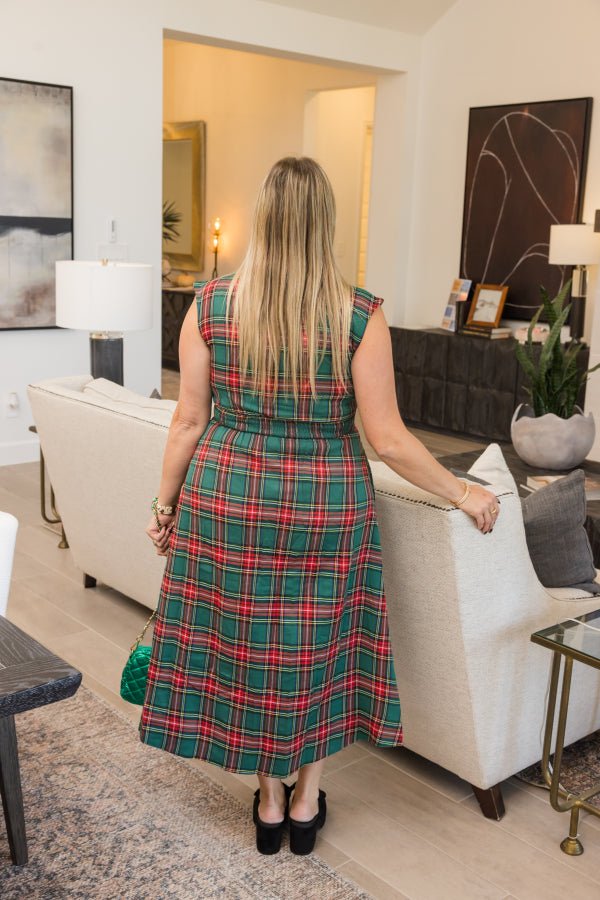 Countryside Charm Midi Dress - Simply Polished Boutique