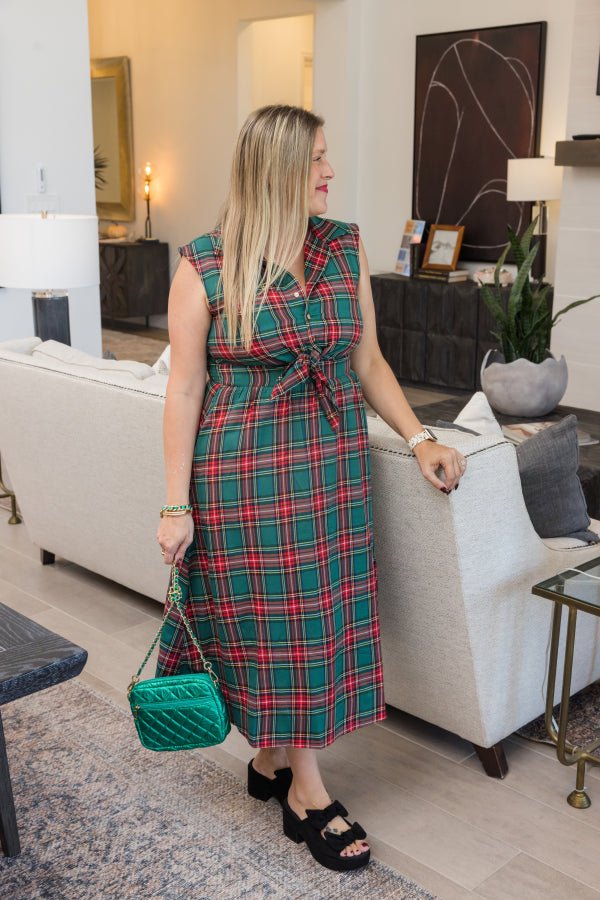 Countryside Charm Midi Dress - Simply Polished Boutique