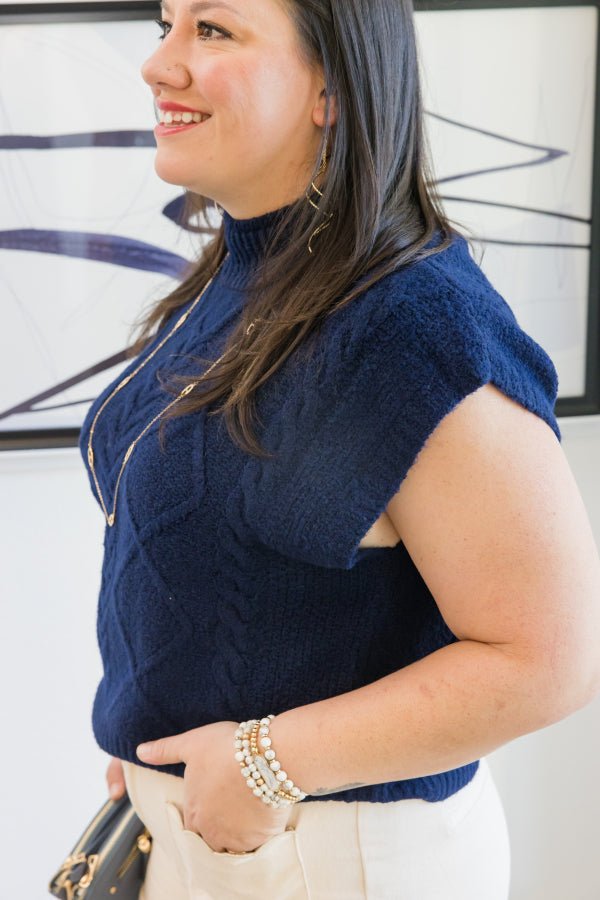 Cozy Luxe Cable Knit Top - Simply Polished Boutique