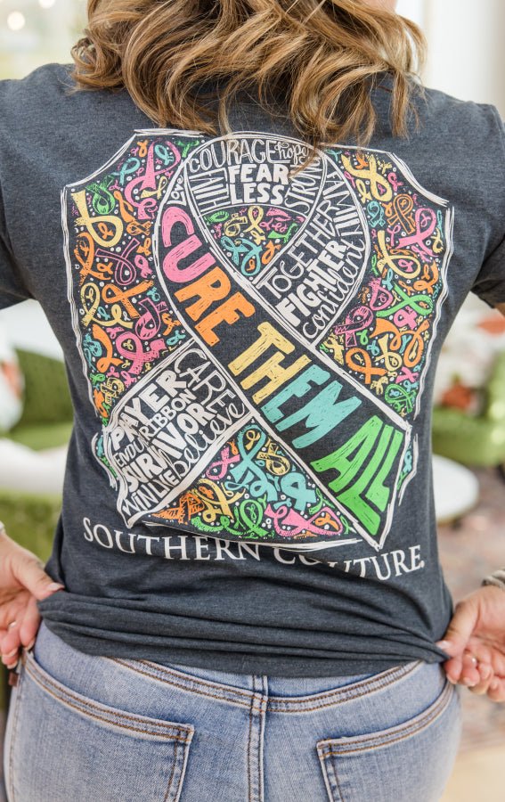 Cure Them All Awareness Tee - Simply Polished Boutique