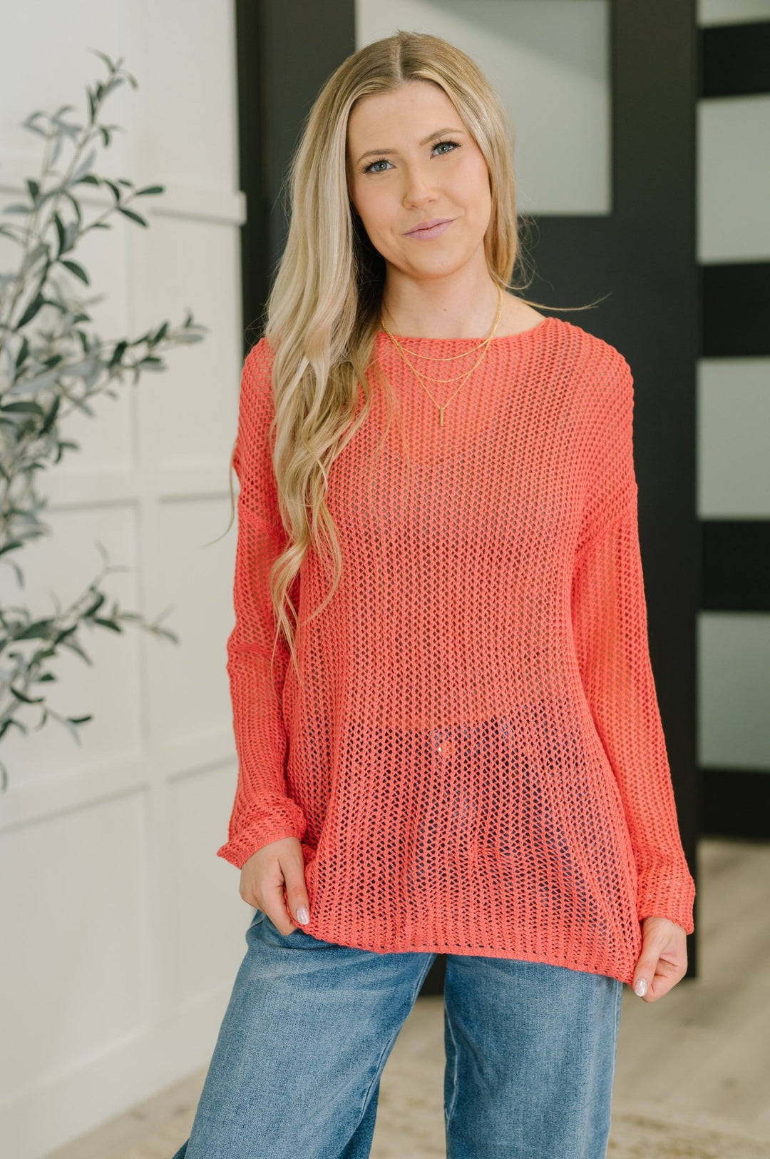 Desert Bloom Loose Knit Sweater - Simply Polished Boutique