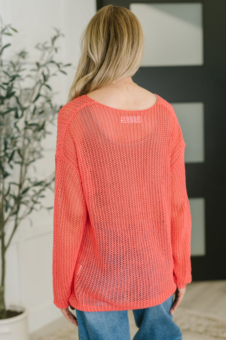 Desert Bloom Loose Knit Sweater - Simply Polished Boutique