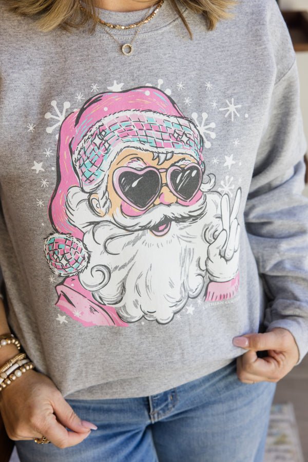 Disco Santa Sweatshirt - Simply Polished Boutique