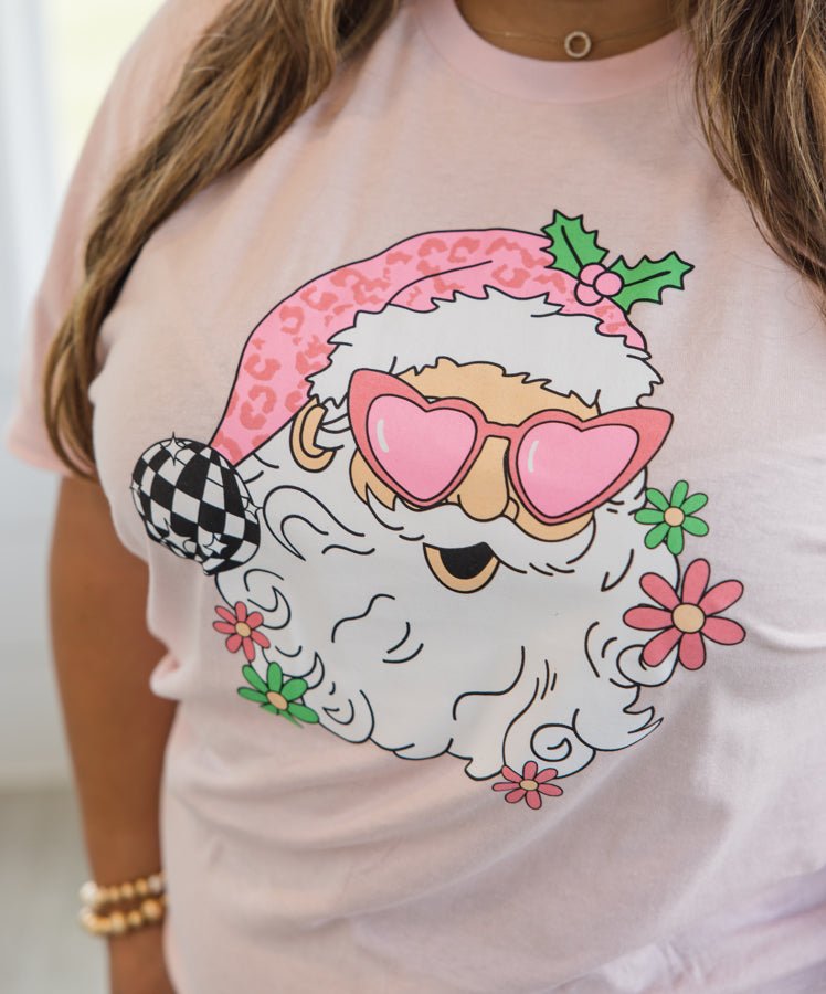 Disco Santa Tee Shirt - Simply Polished Boutique