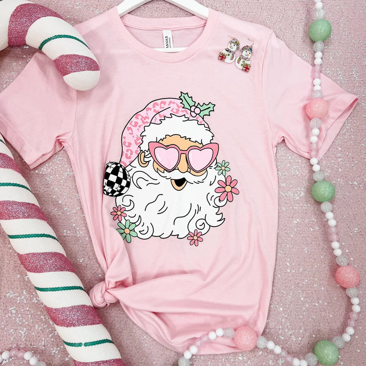 Disco Santa Tee Shirt - Simply Polished Boutique