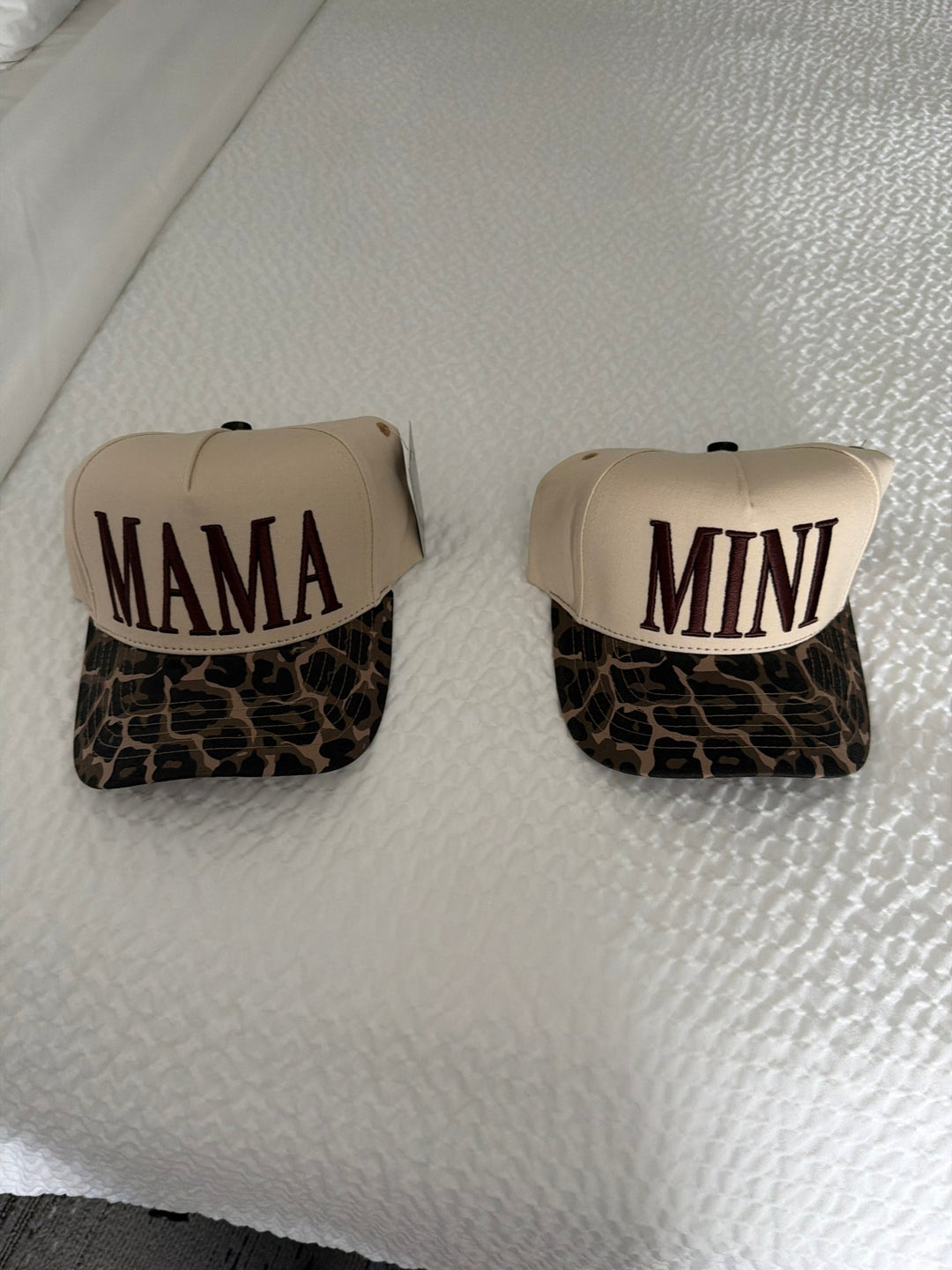 Embroidered Print Hats - Simply Polished Boutique