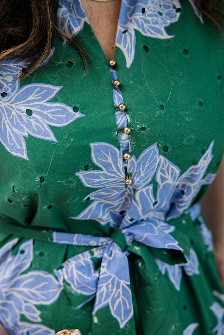 Emerald Escape Midi Dress - Simply Polished Boutique