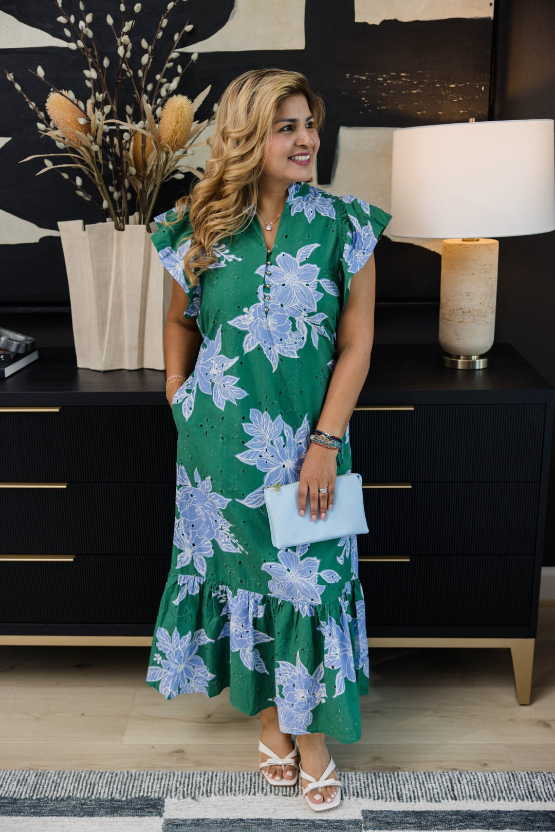 Emerald Escape Midi Dress - Simply Polished Boutique
