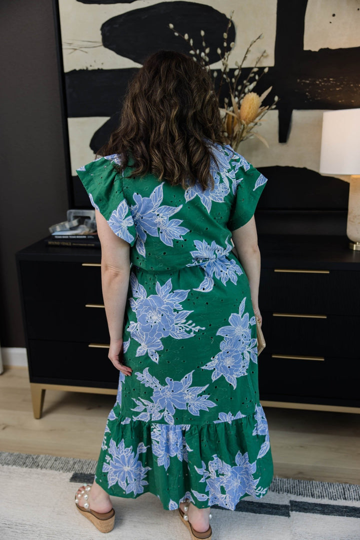 Emerald Escape Midi Dress - Simply Polished Boutique