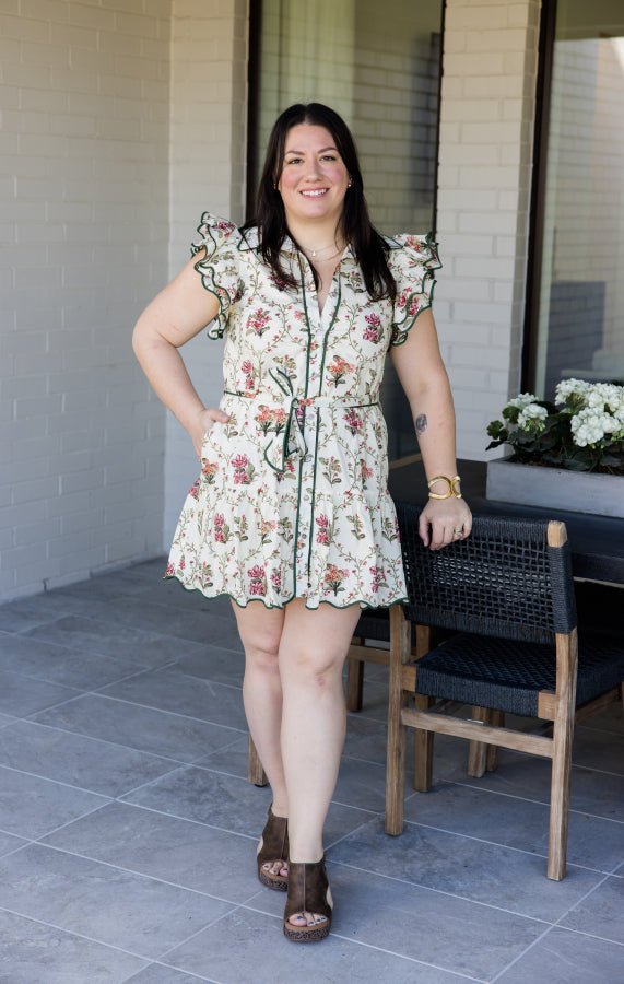 Emma Tiered Mini Dress - Simply Polished Boutique