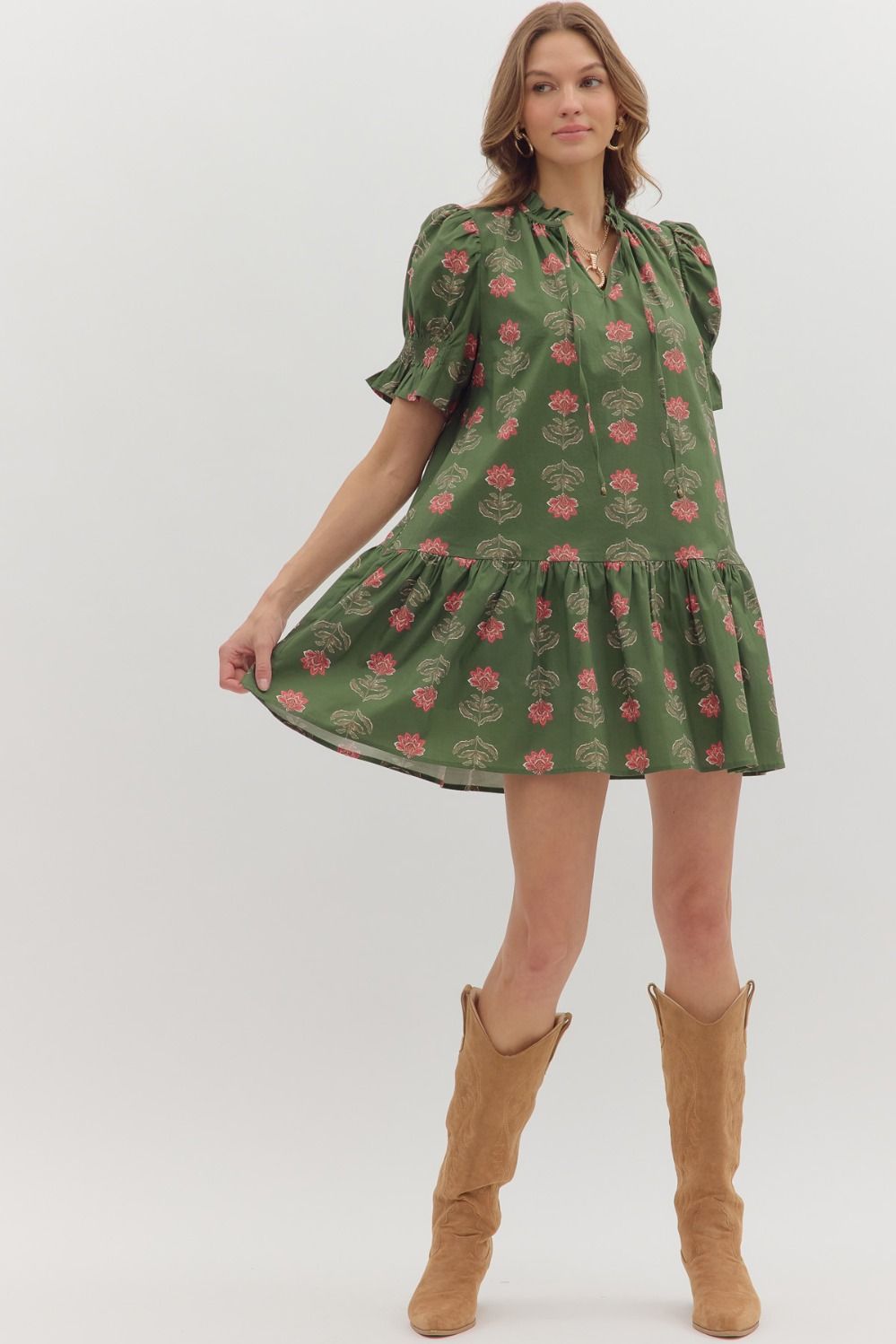 Garden Whisper Mini Dress - Simply Polished Boutique
