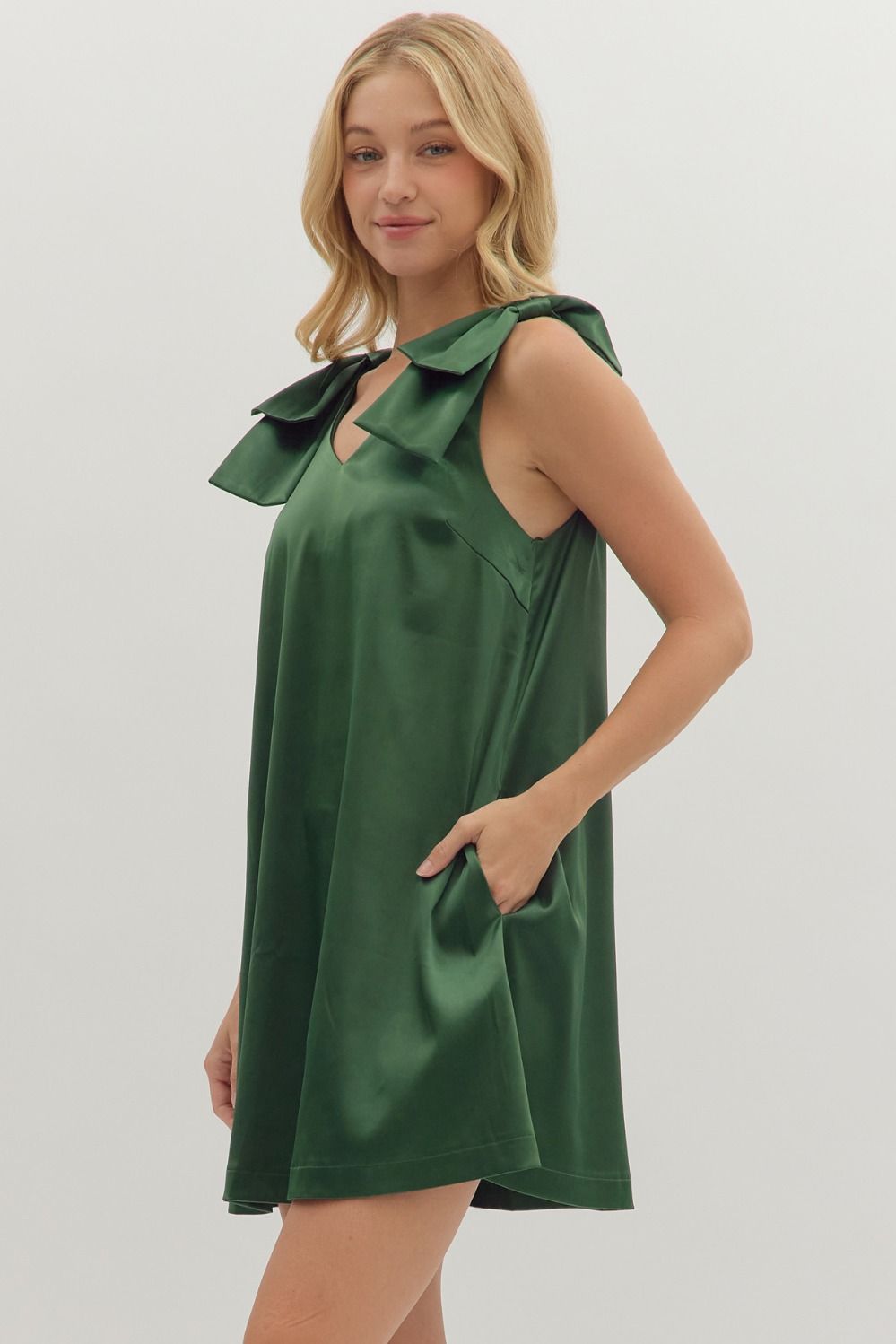 Sweet Intentions Bow Dress - Simply Polished Boutique
