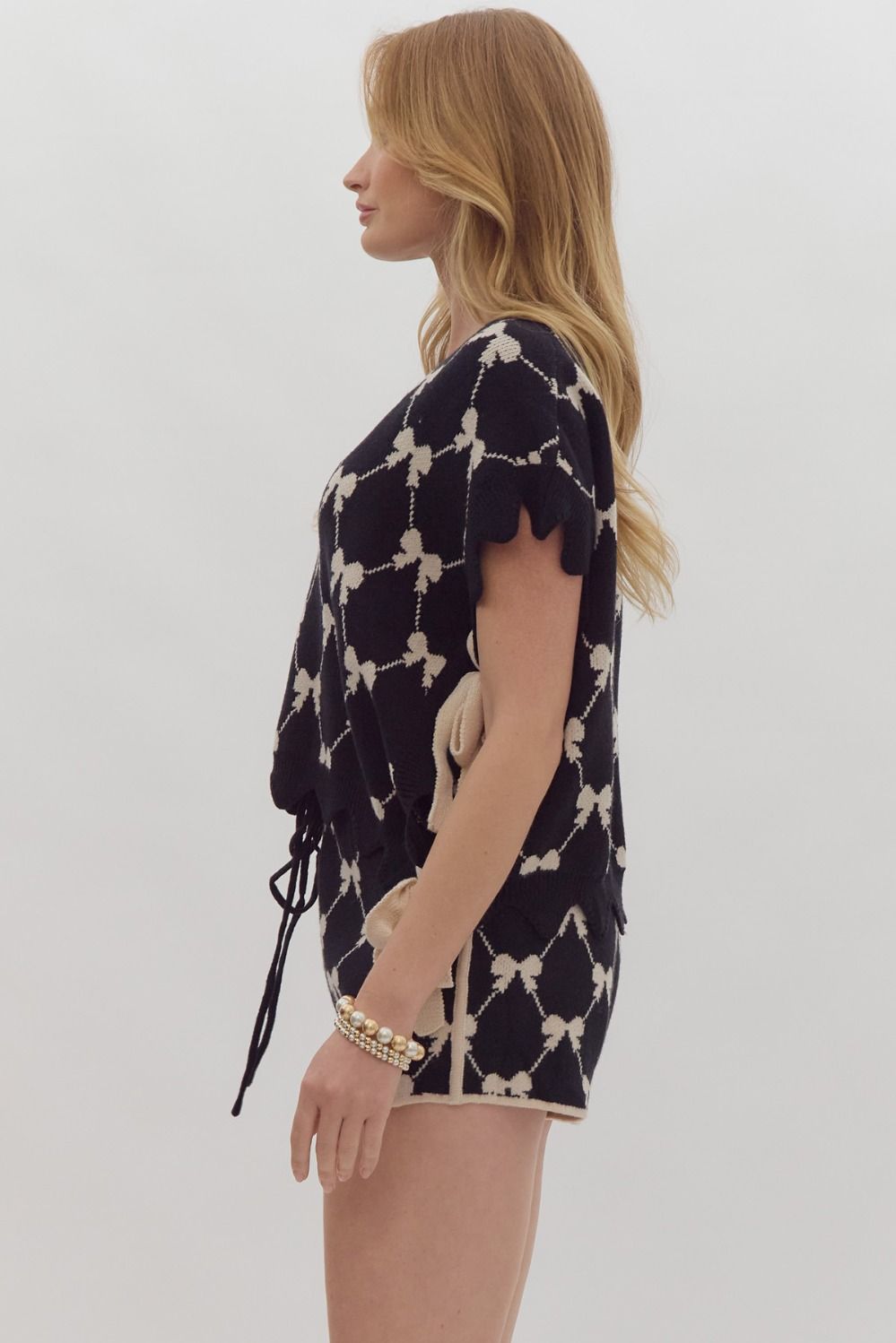Chic Charm Bow Sweater