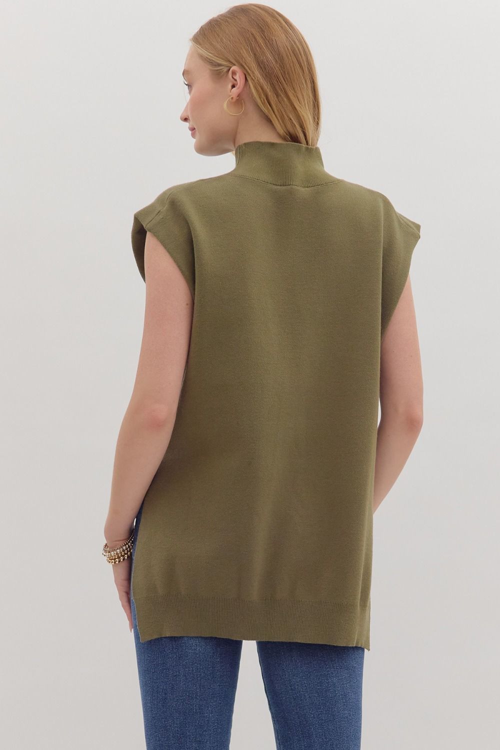 Cozy Confidence Mock Neck Sweater - Simply Polished Boutique