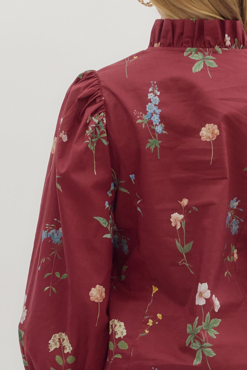 Harvest Bloom Smocked Blouse