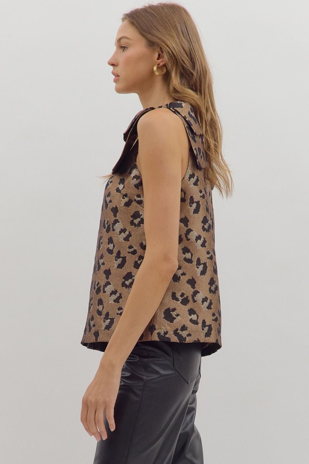 Wild Luxe Layered Leopard Top