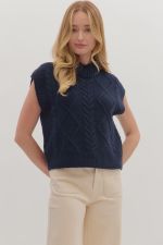 Cozy Luxe Cable Knit Top - Simply Polished Boutique