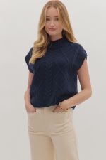 Cozy Luxe Cable Knit Top - Simply Polished Boutique
