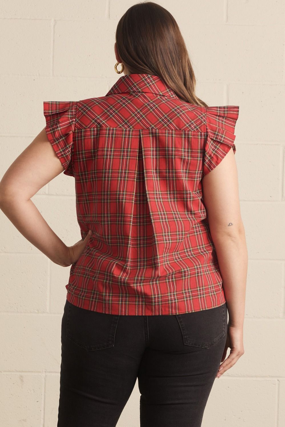 Holiday Charm Plaid Top