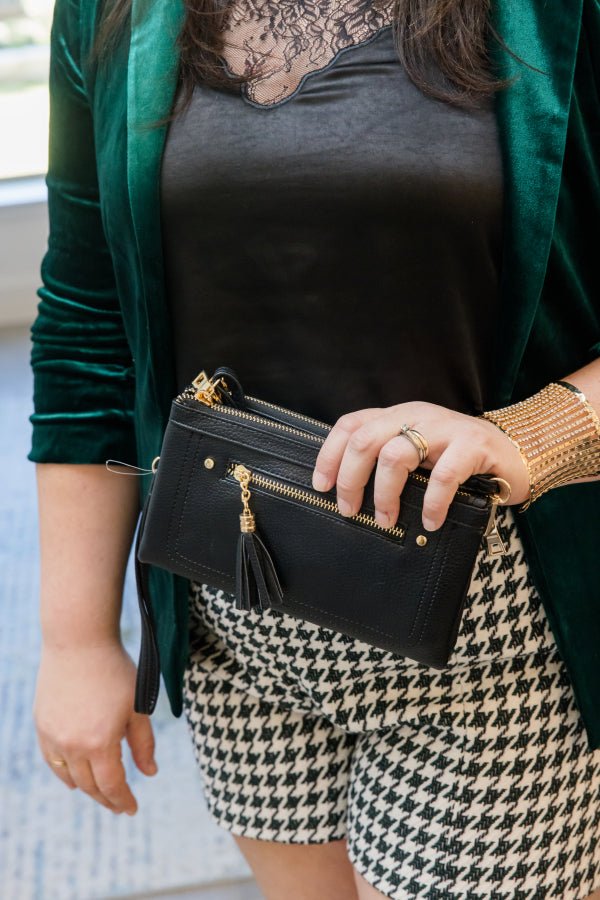 Expandable Clutch Purse with Zipper - Simply Polished Boutique