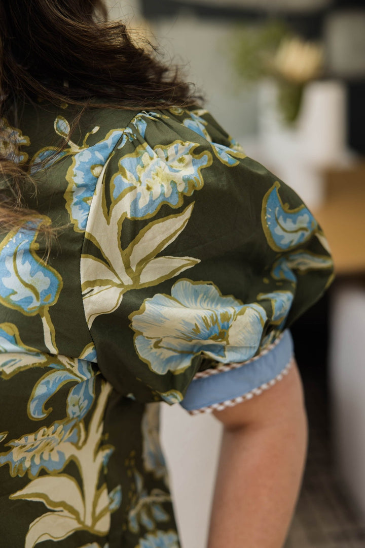 First Bell Floral Blouse - Simply Polished Boutique