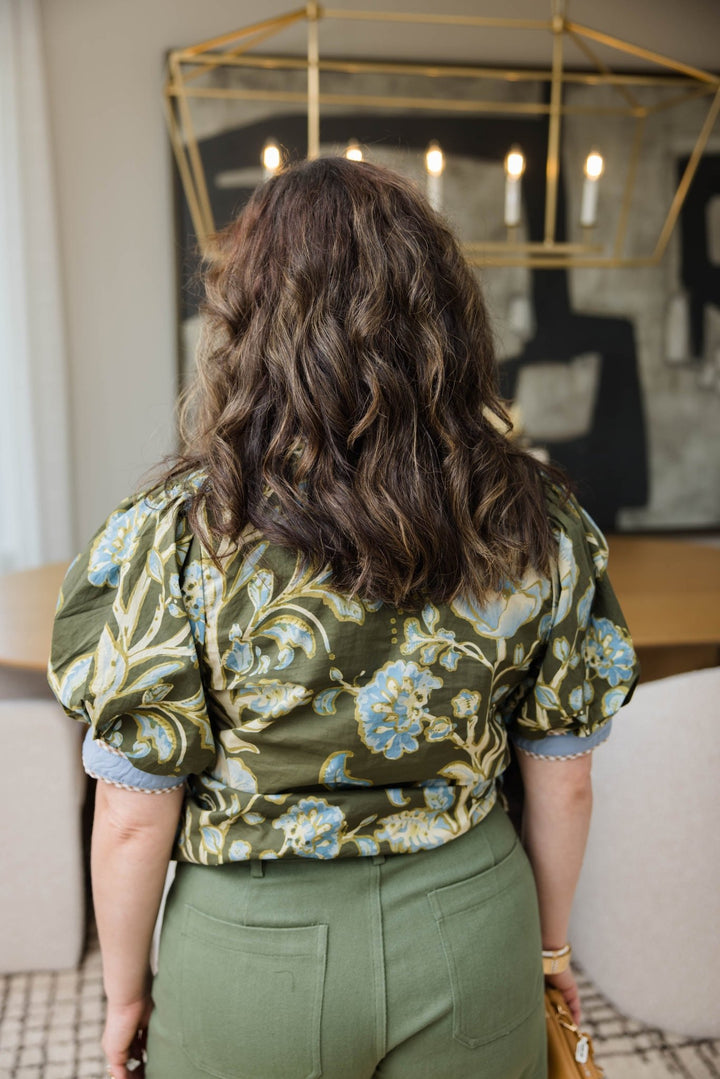 First Bell Floral Blouse - Simply Polished Boutique
