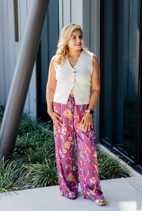 Flirty Wide Leg Pants - Simply Polished Boutique