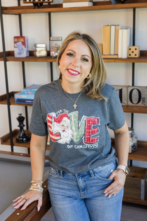 For Love of Christmas Tee - Simply Polished Boutique