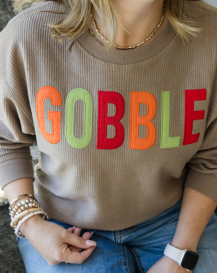 Gobble Cozycord Sweatshirt - Simply Polished Boutique